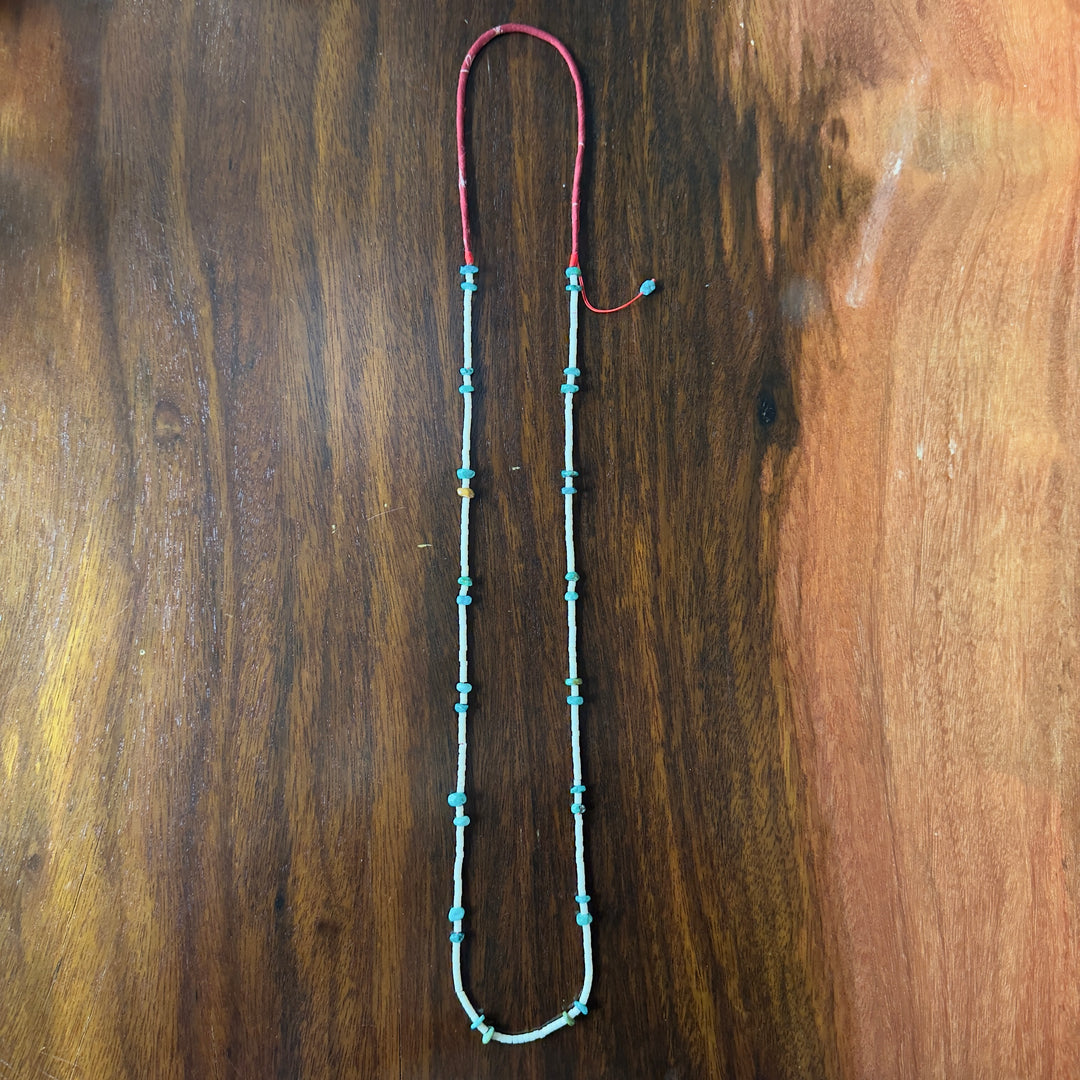 Sun necklace red