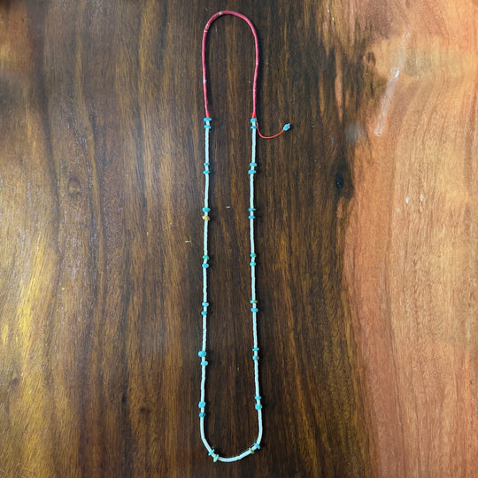 Sun necklace red