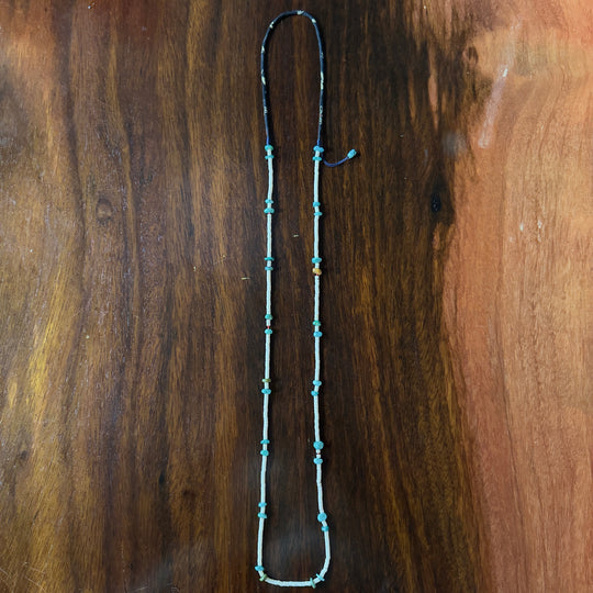 Sun necklace black