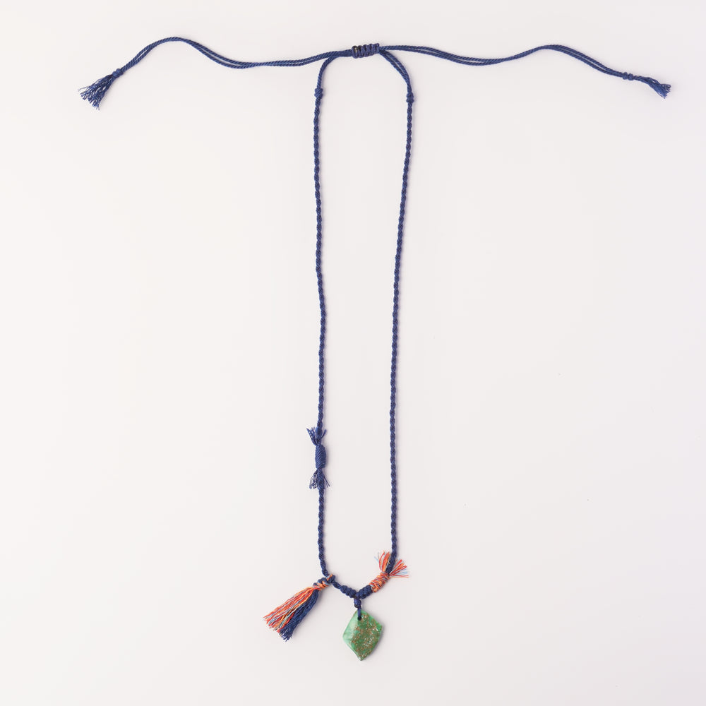 Braided rope necklace #106