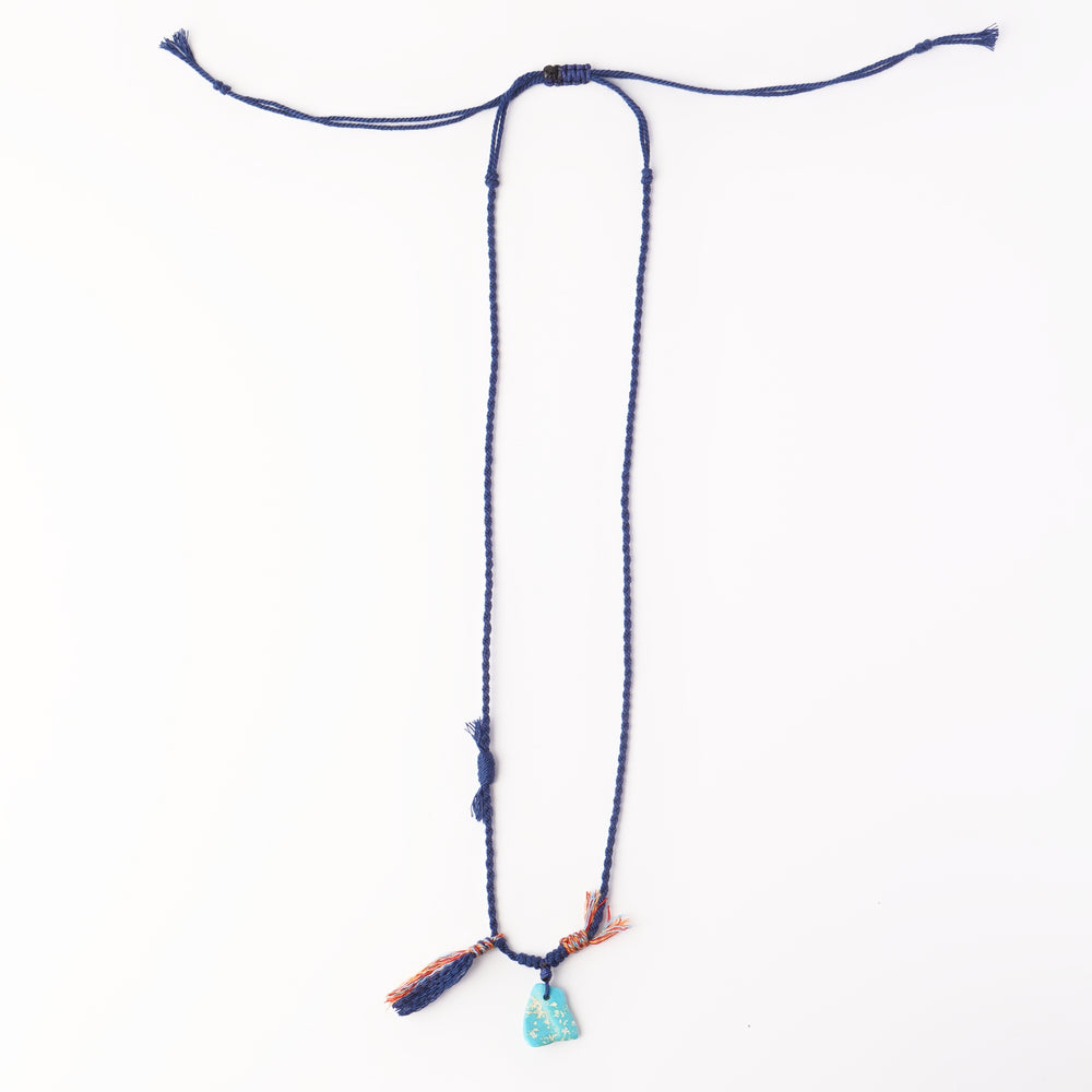 Braided rope necklace #127