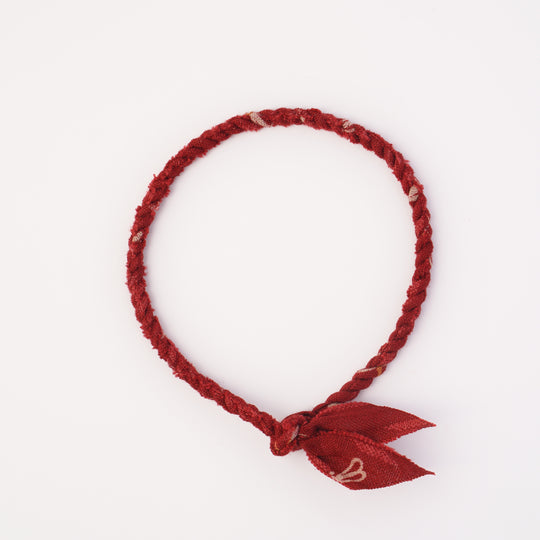 Volney 910 braided bracelet red