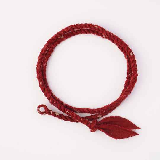 Volney 912 braided bracelet red
