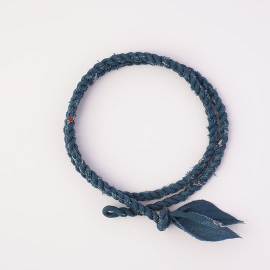 Volney 912 braided bracelet cyan