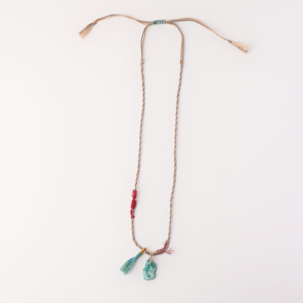 Braided rope necklace #516