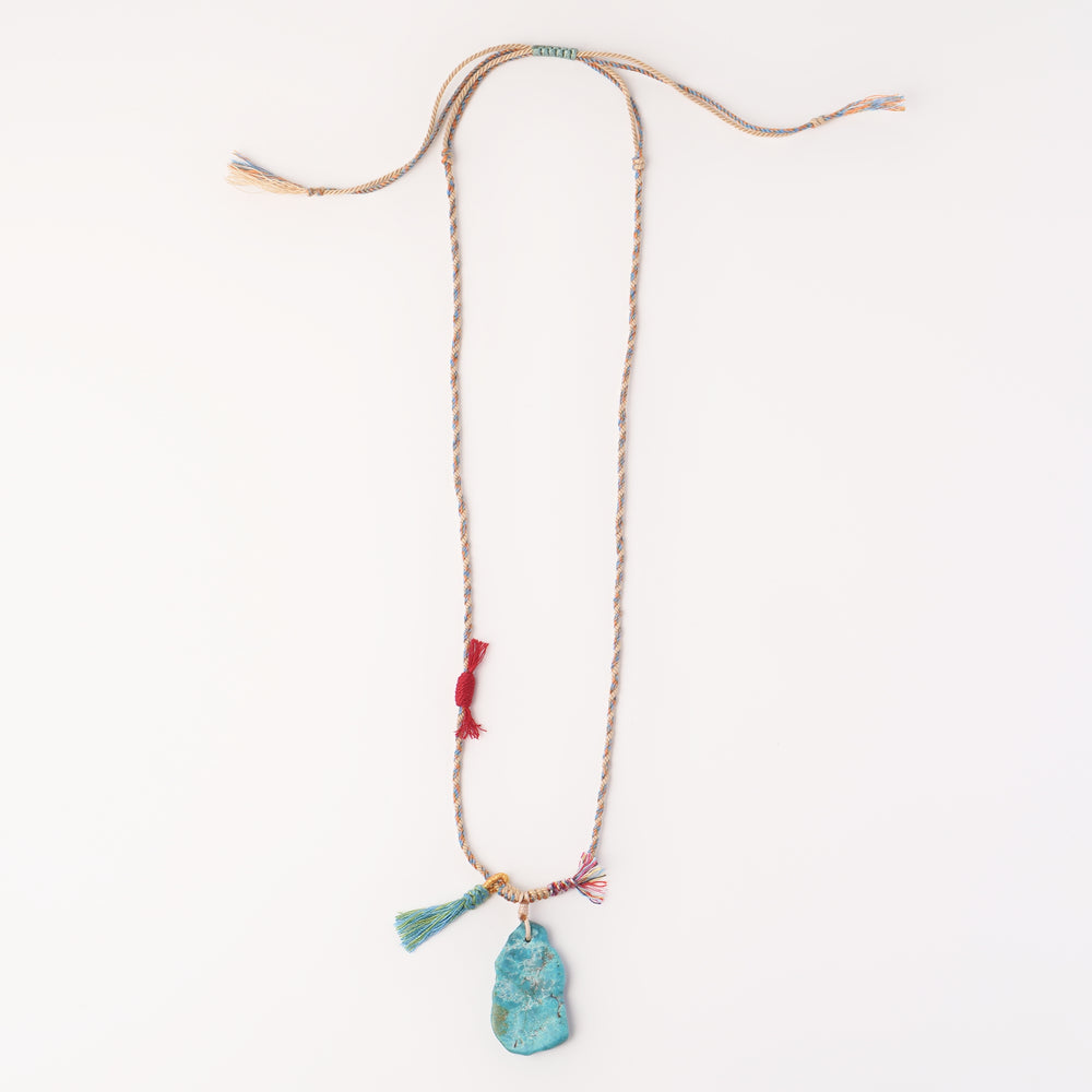 Braided rope necklace #77