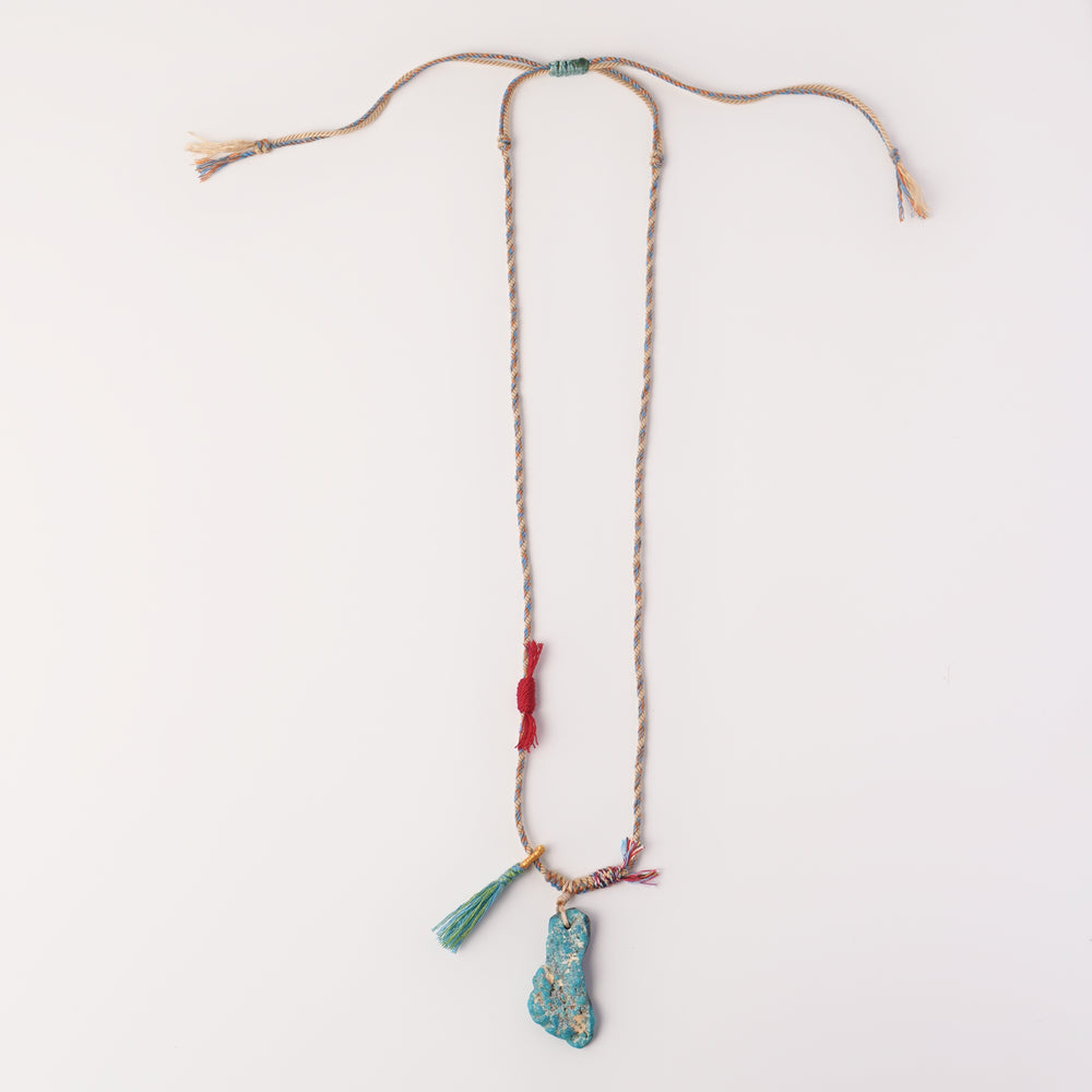 Braided rope necklace #87