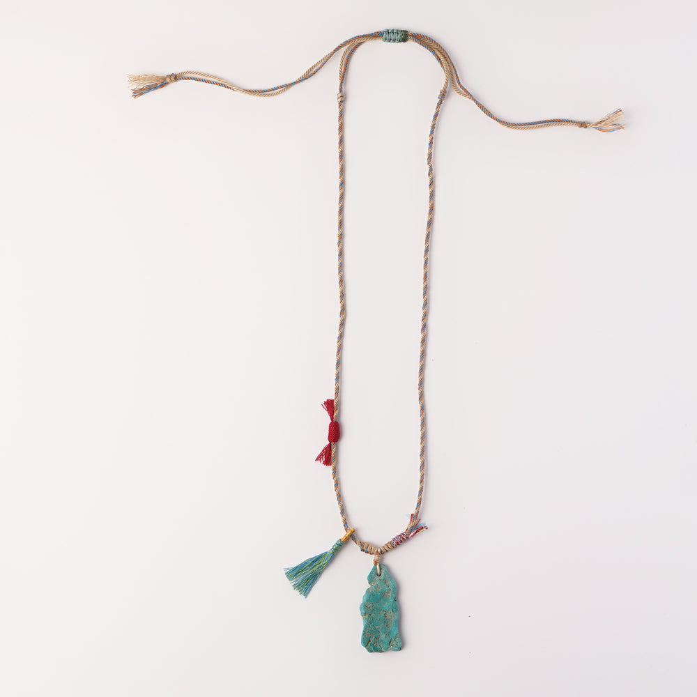 Braided rope necklace #89