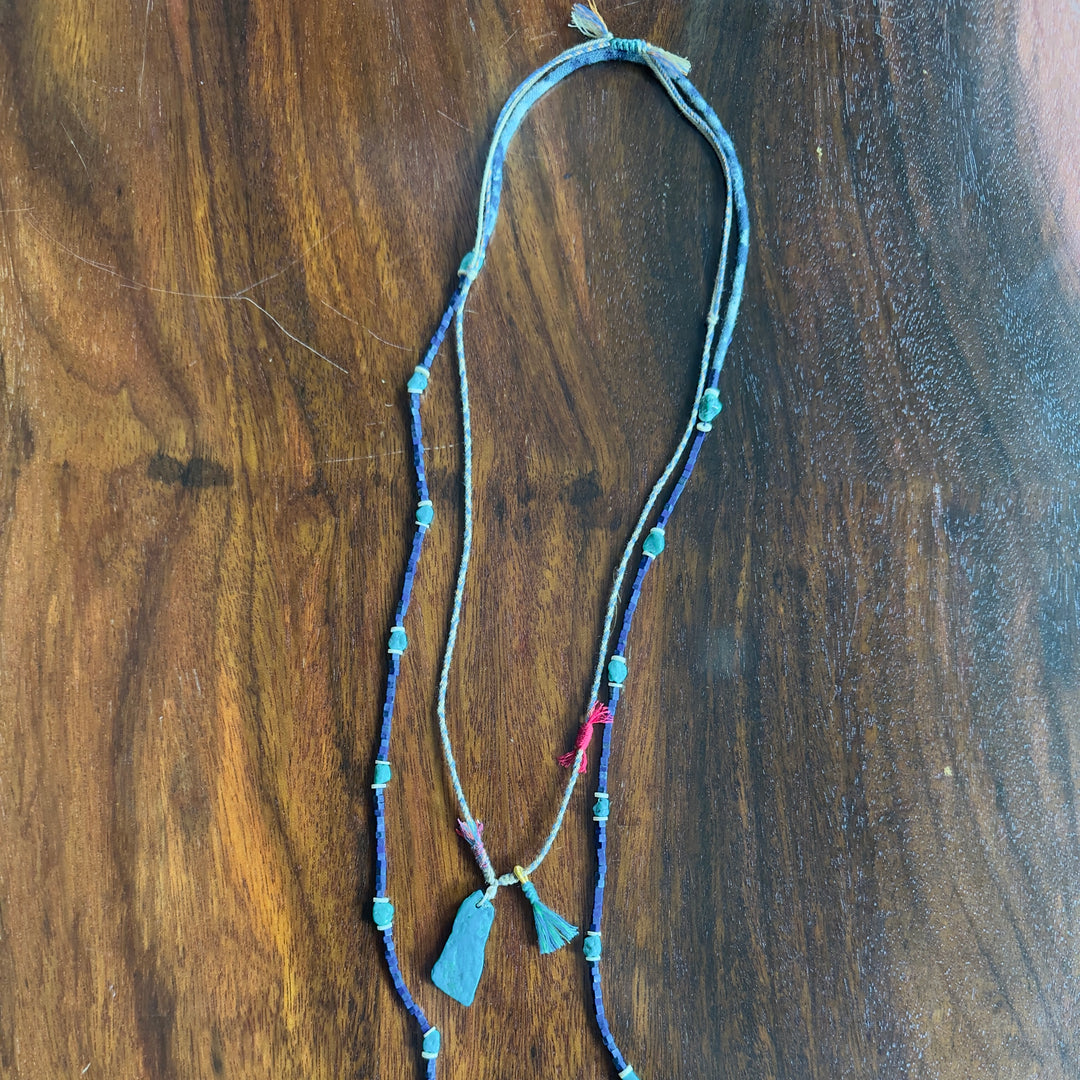 Braided rope necklace #276