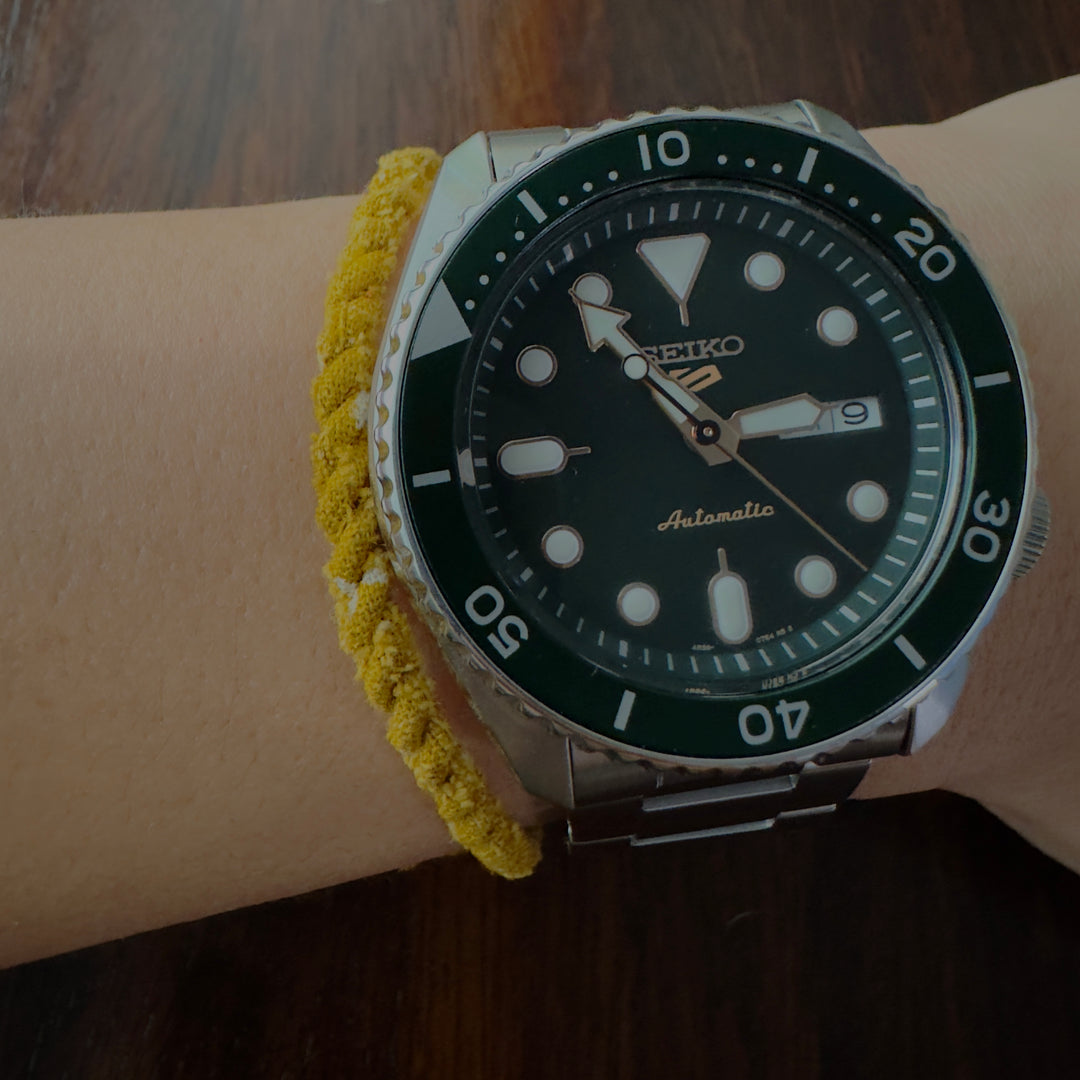 Volney 910 braided bracelet yellow