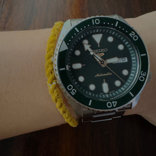 Volney 910 braided bracelet yellow