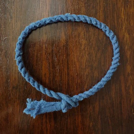 Volney 910 braided bracelet indigo