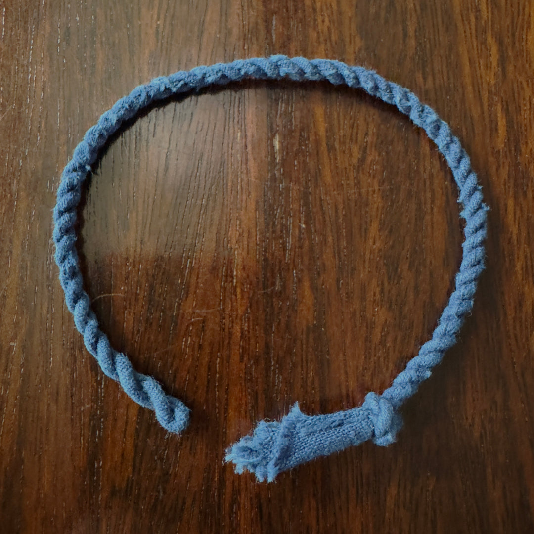 Volney 910 braided bracelet indigo