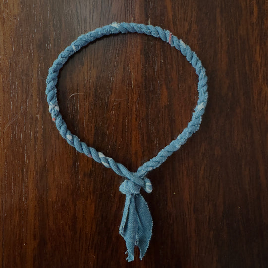 Volney 910 braided bracelet cyan