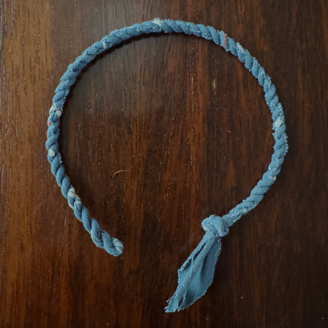 Volney 910 braided bracelet cyan