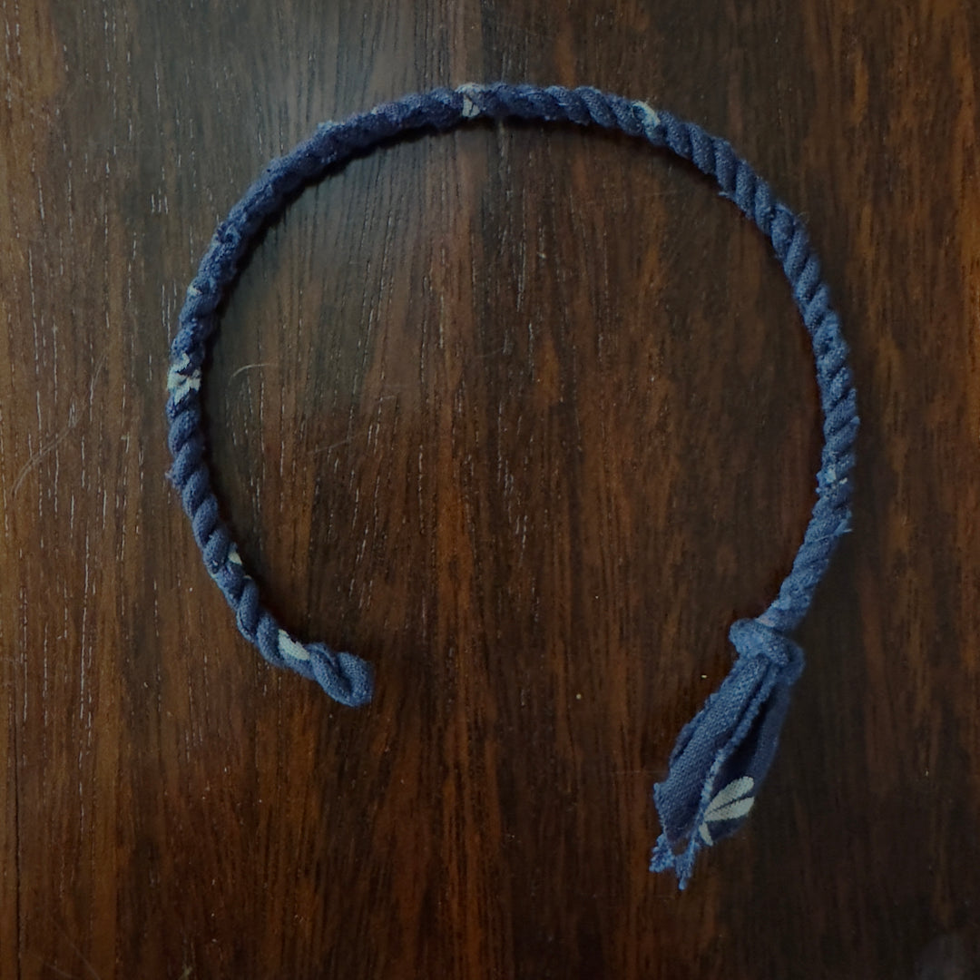 Volney 910 braided bracelet navy blue