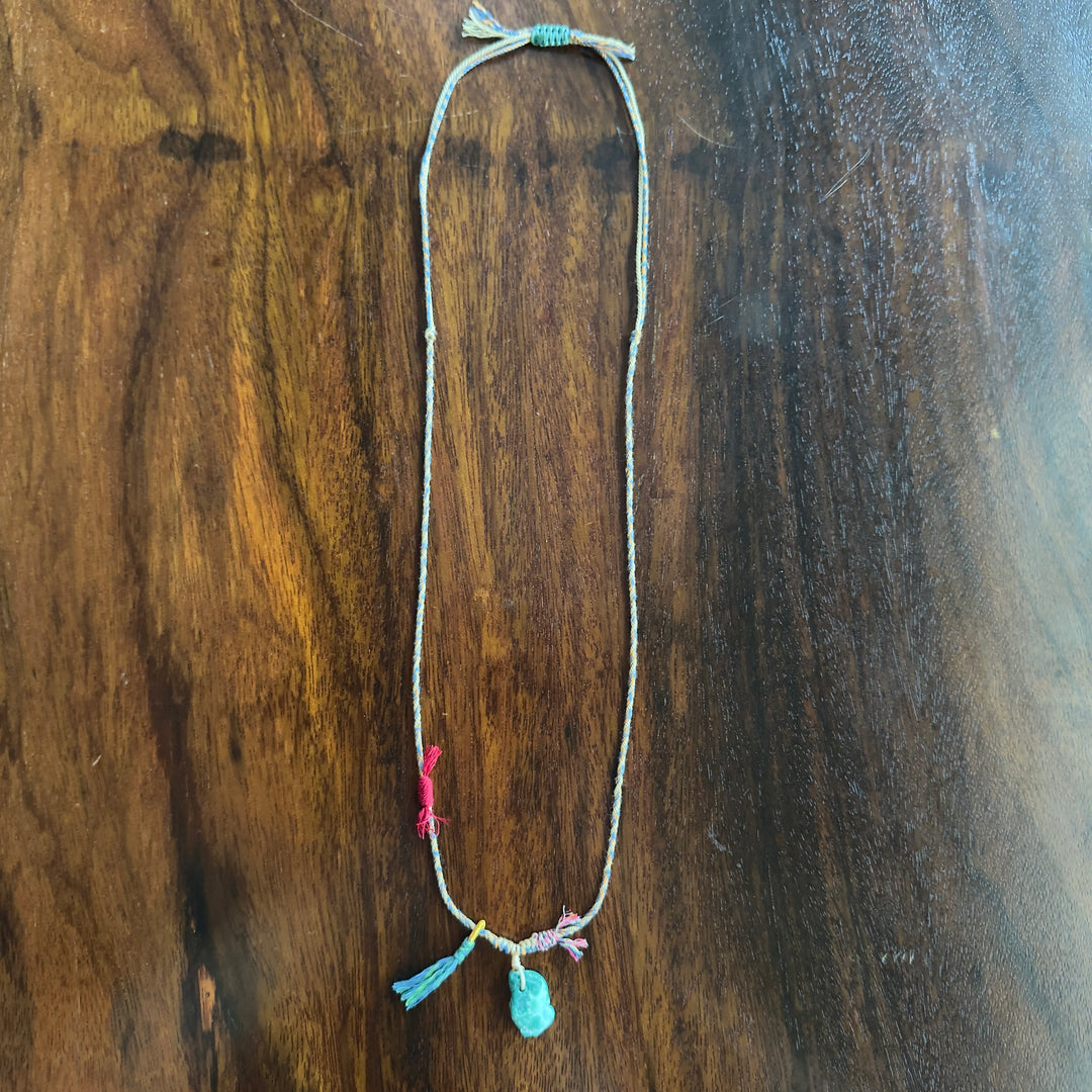 Braided rope necklace #516