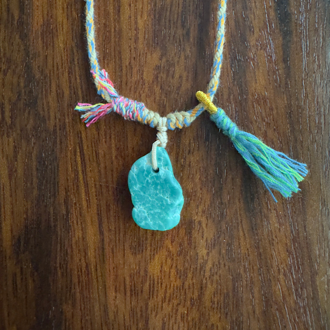 Braided rope necklace #516