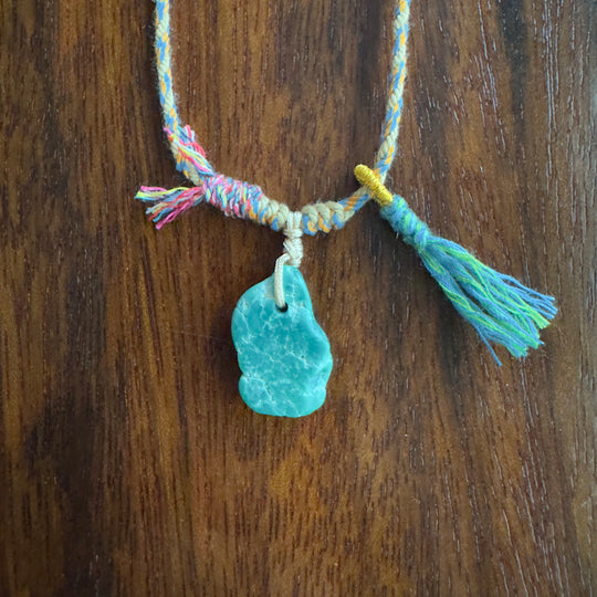 Braided rope necklace #516