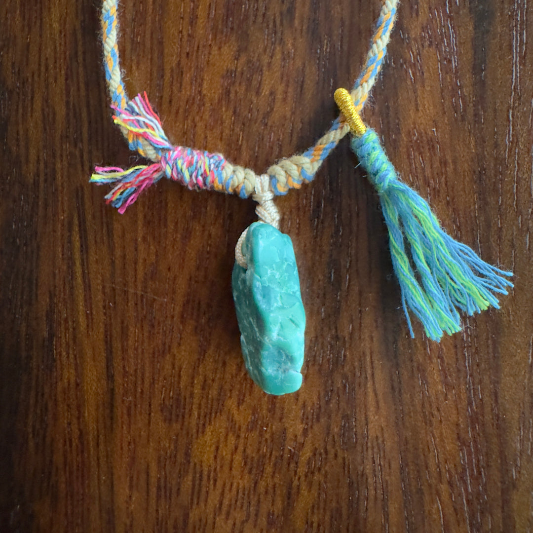 Braided rope necklace #516