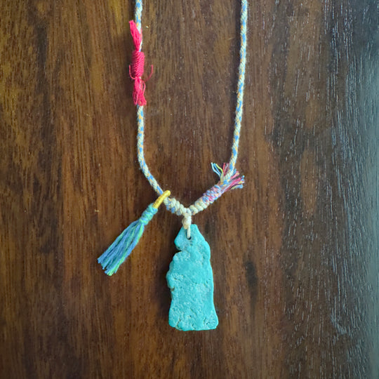 Braided rope necklace #89