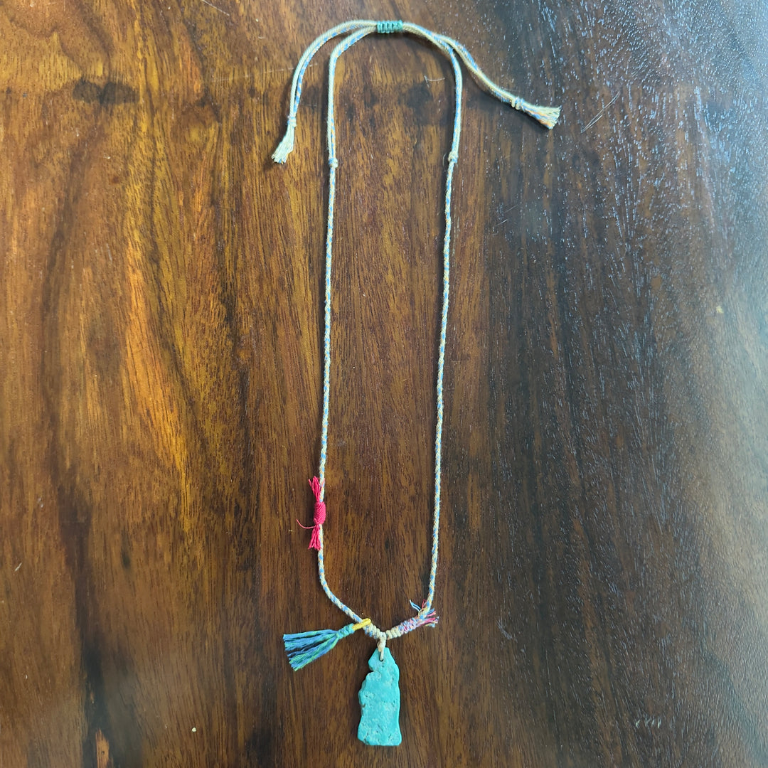 Braided rope necklace #89