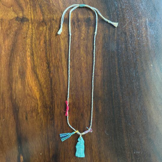 Braided rope necklace #89