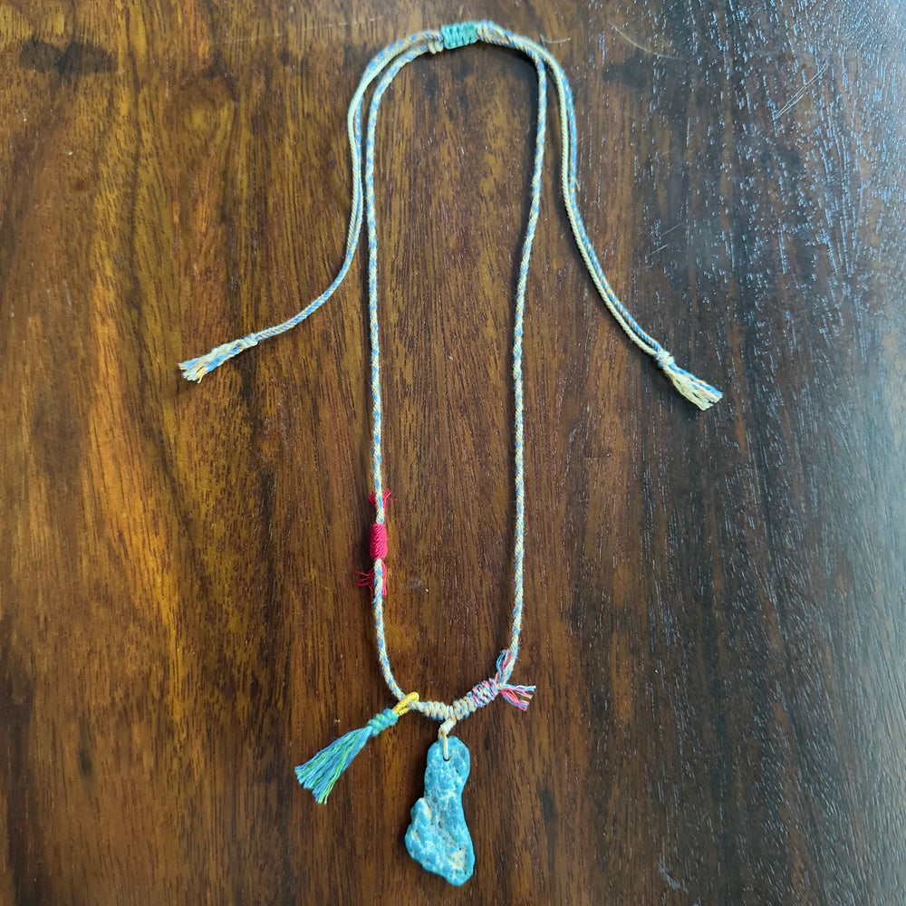 Braided rope necklace #87