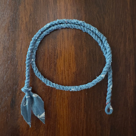 Volney 912 braided bracelet cyan