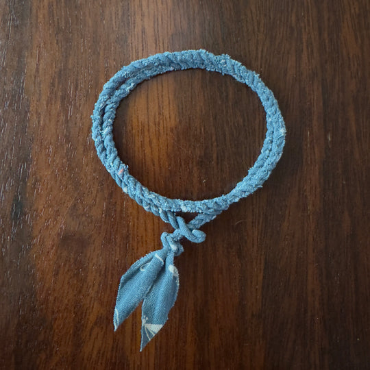 Volney 912 braided bracelet cyan