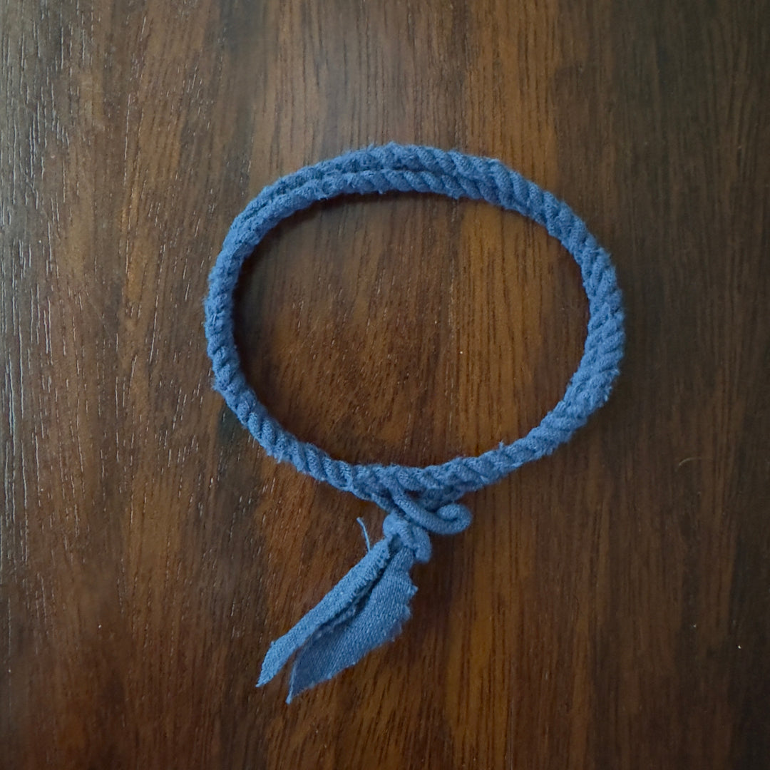 Volney 912 braided bracelet indigo