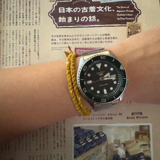 Volney 912 braided bracelet yellow