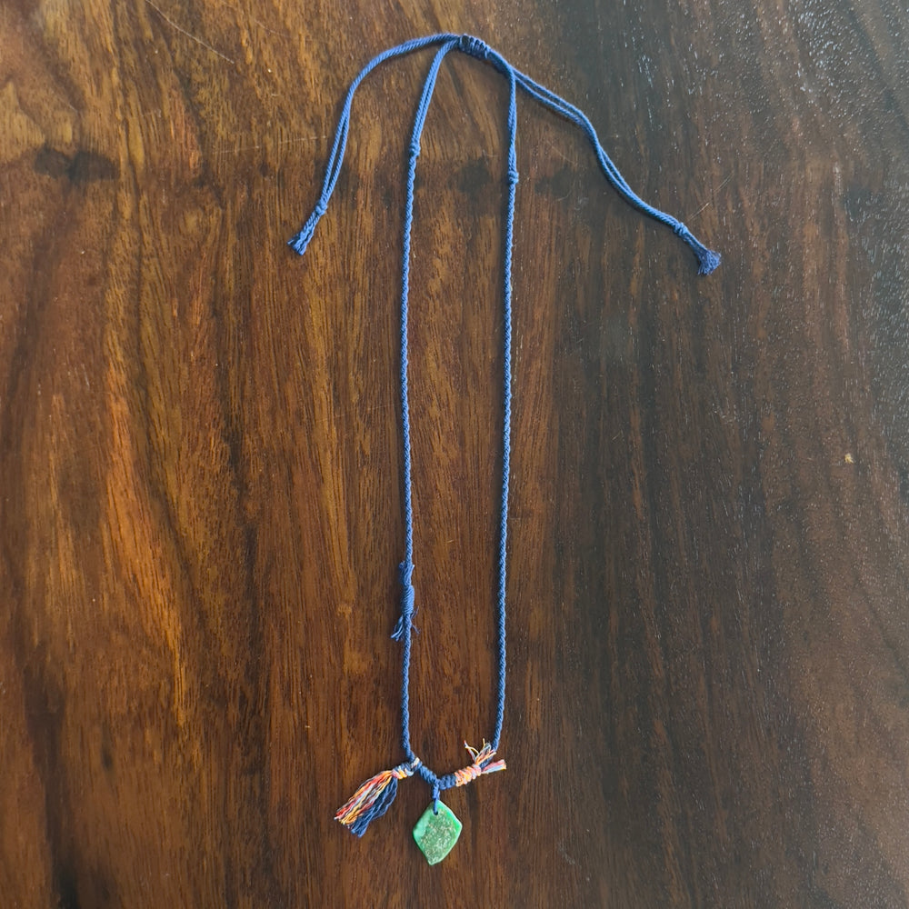 Braided rope necklace #106