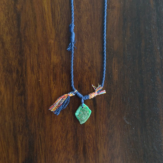 Braided rope necklace #106