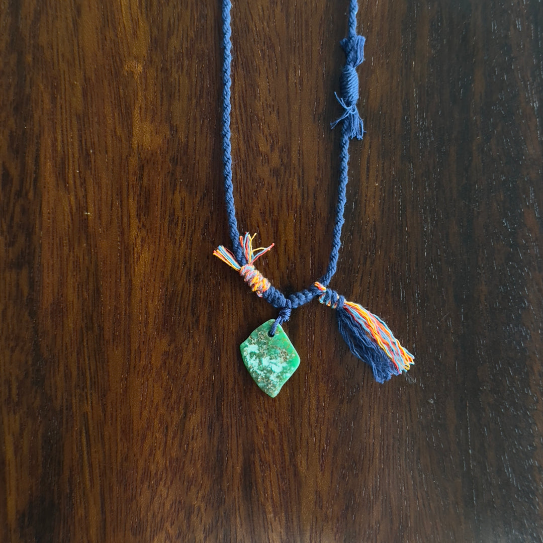 Braided rope necklace #106