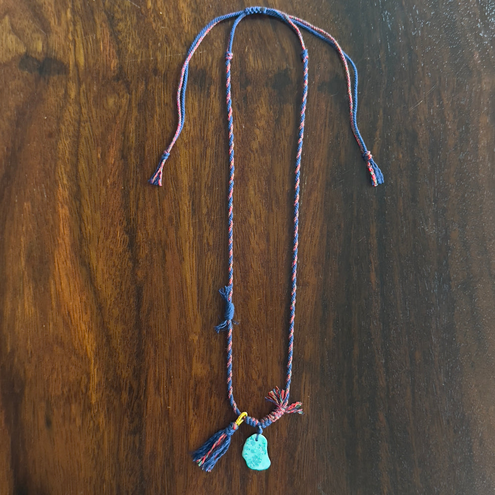 Braided rope necklace #170