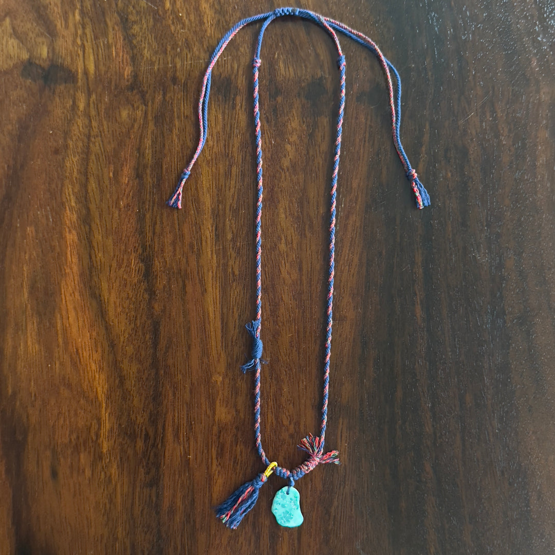 Braided rope necklace #170