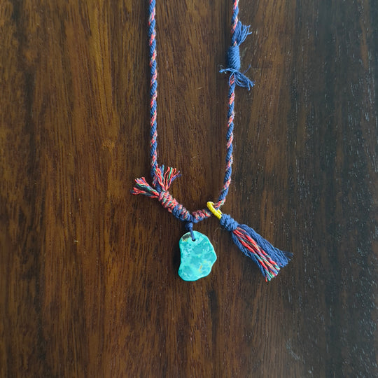 Braided rope necklace #170