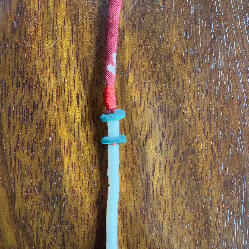 Sun necklace red