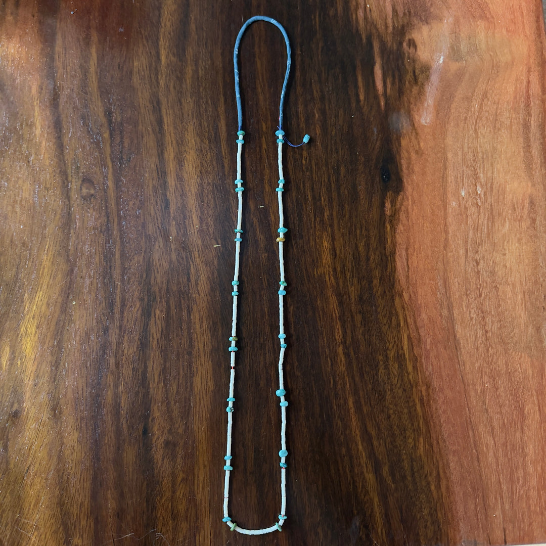 Sun nacklace cyan