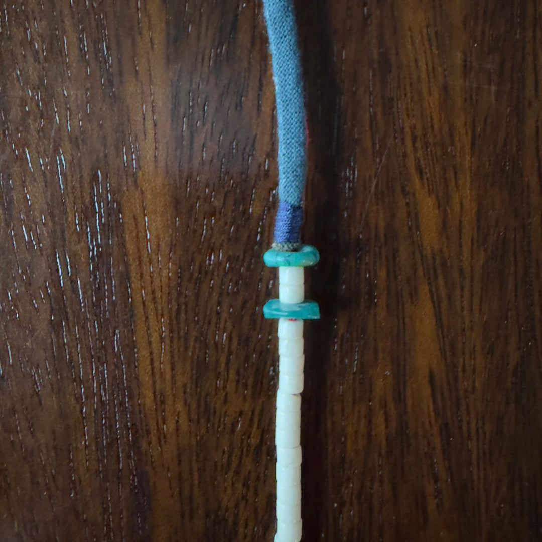 Sun nacklace cyan