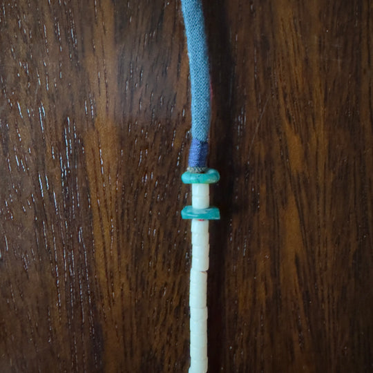 Sun nacklace cyan